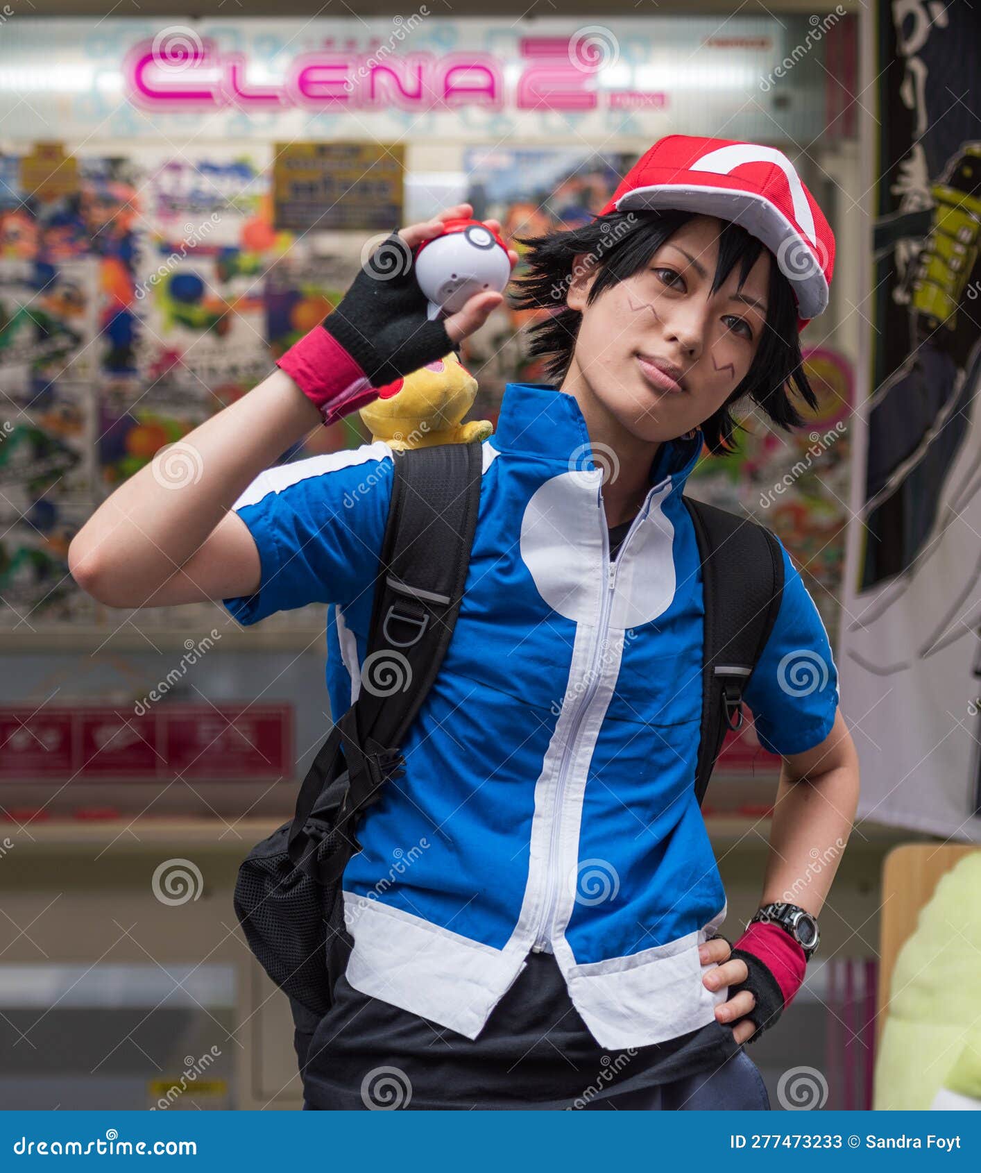 Pokemon Trainer Red Cosplay Costumes