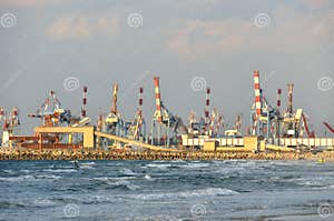 Ashdod Port Stock Photo Image Of Buildings Evening 22388650