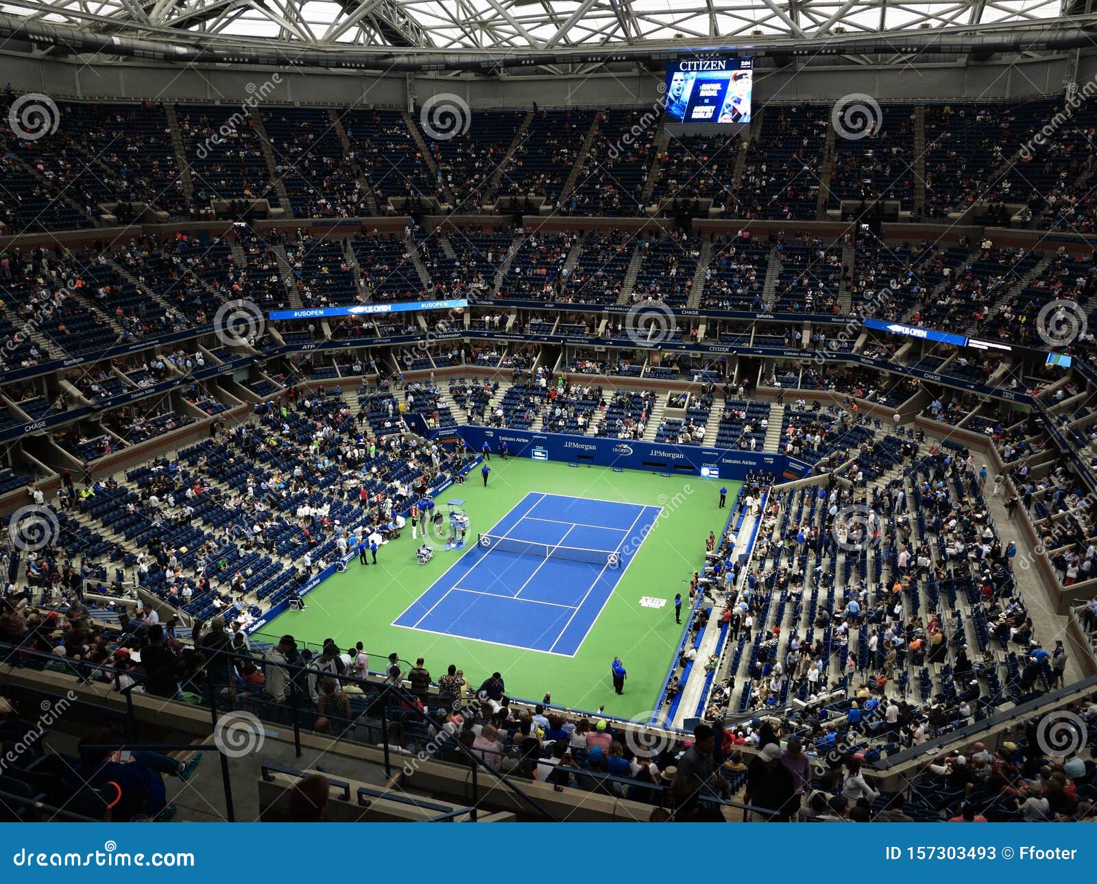 Ashe Stadium - US Open Tennis Foto de Stock Editorial - Imagem de povos,  arena: 157303493