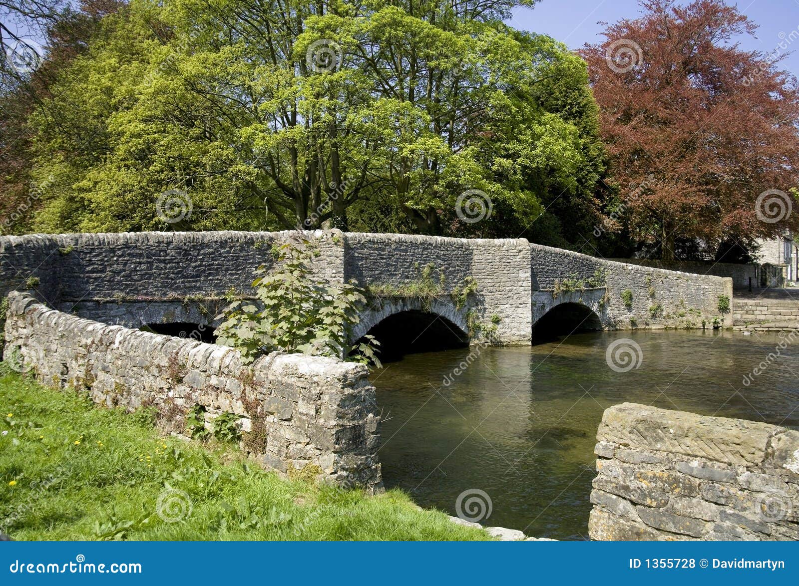 Ashford in the Water Peak District National Park Derbyshire the Stock