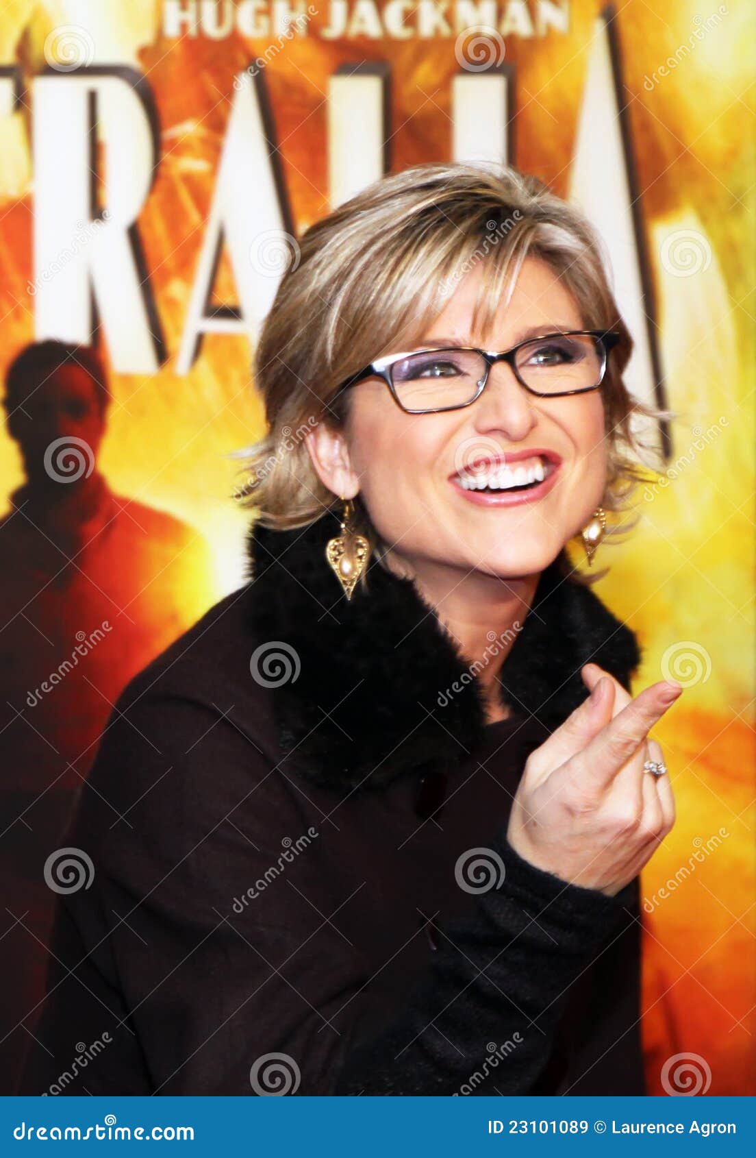 Ashleigh Banfield at New York City Film Premiere of Australia in 2008  Editorial Stock Image - Image of screening, opinionated: 23101089, image size:1104x1690