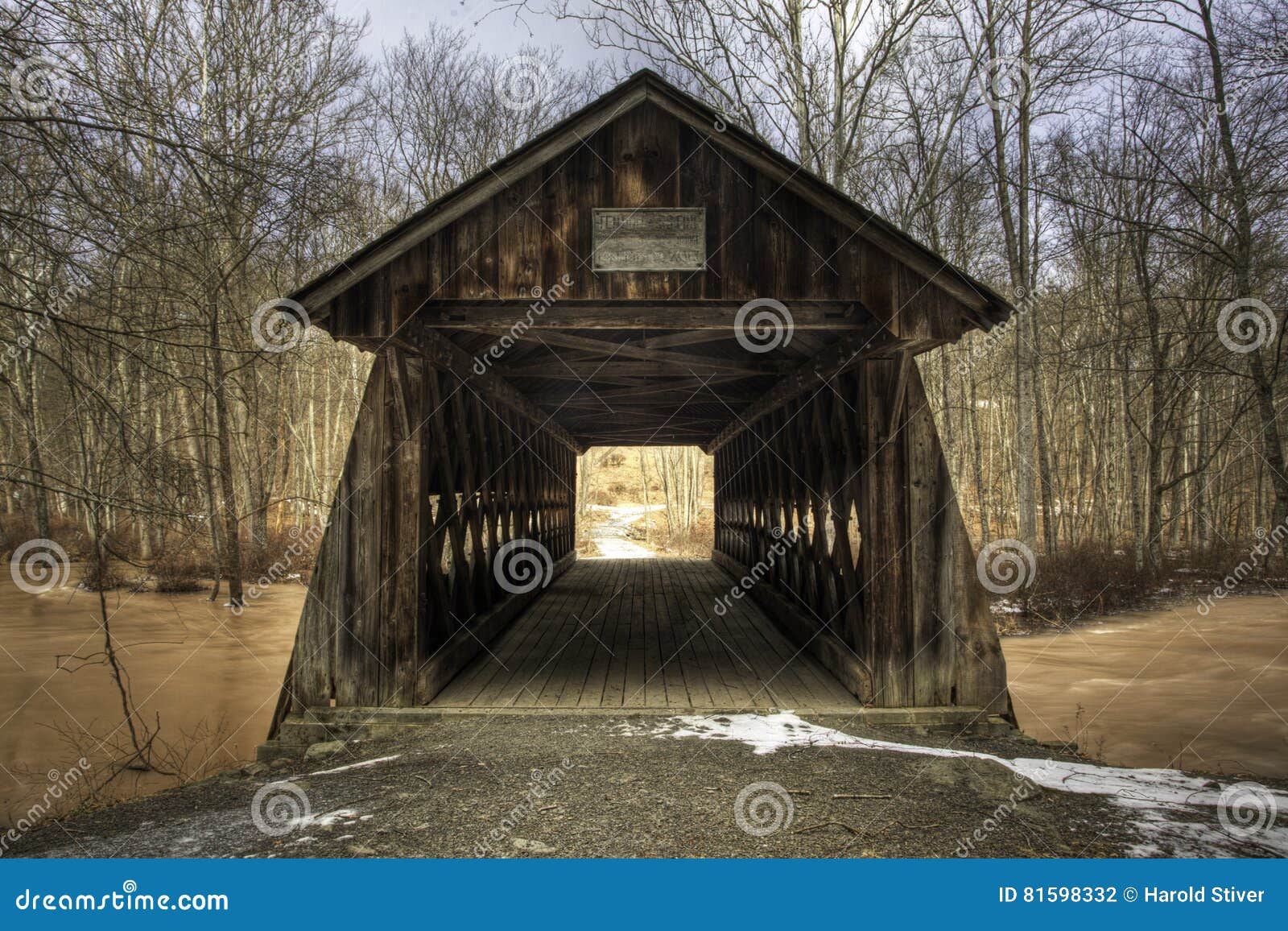 Ashokan Covered Bridge in New York Stock Photo Image of travel