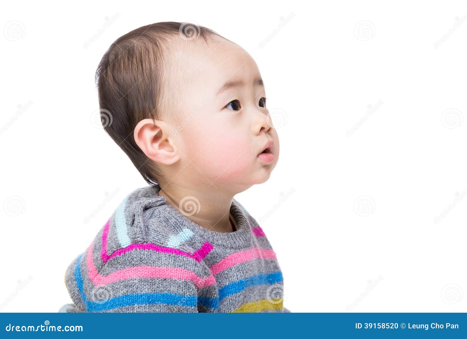 Asia baby boy side profile stock photo. Image of little 39158520