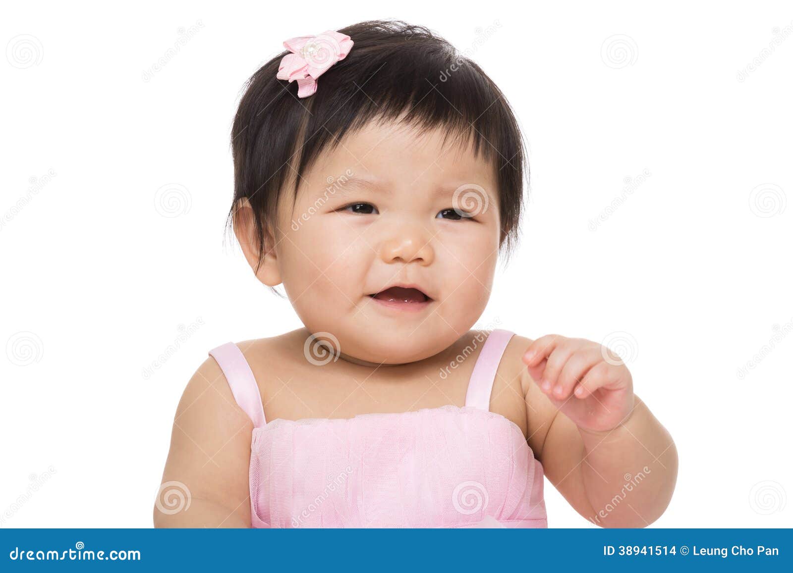 Asia baby girl portrait stock photo. Image of person - 38941514