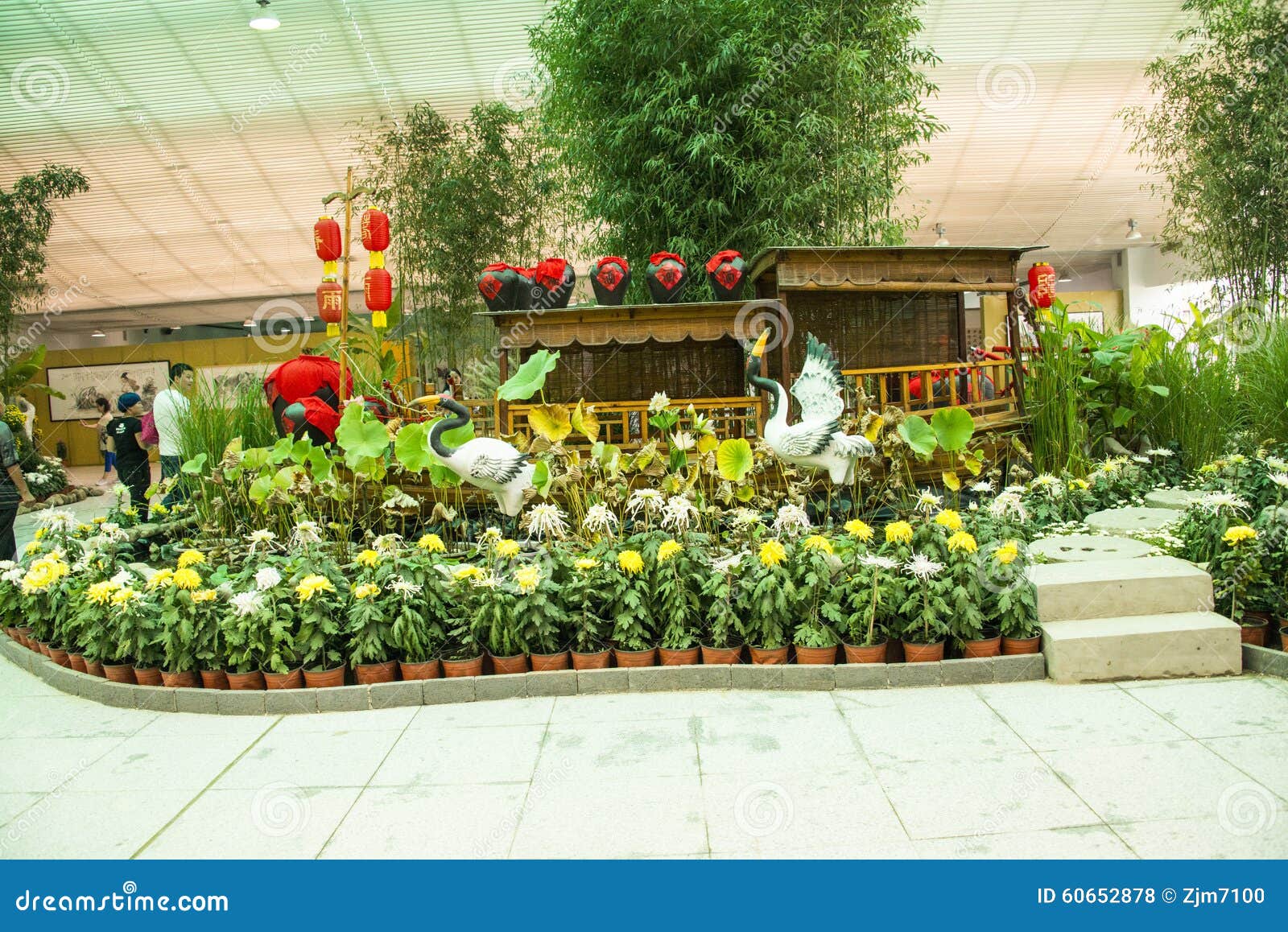 Asia China  Beijing Shunyi Flowers Port indoor Exhibition  
