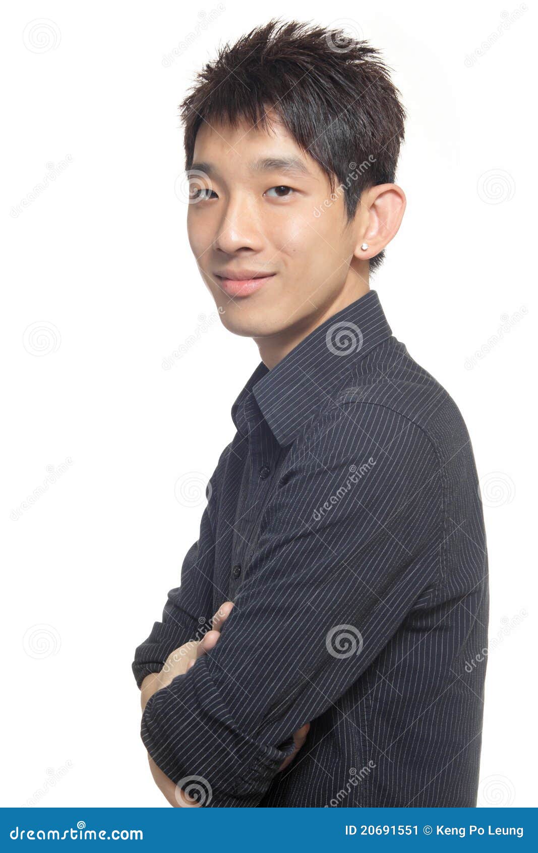 Asia man standing stock image. Image of asia, idea, manager - 20691551