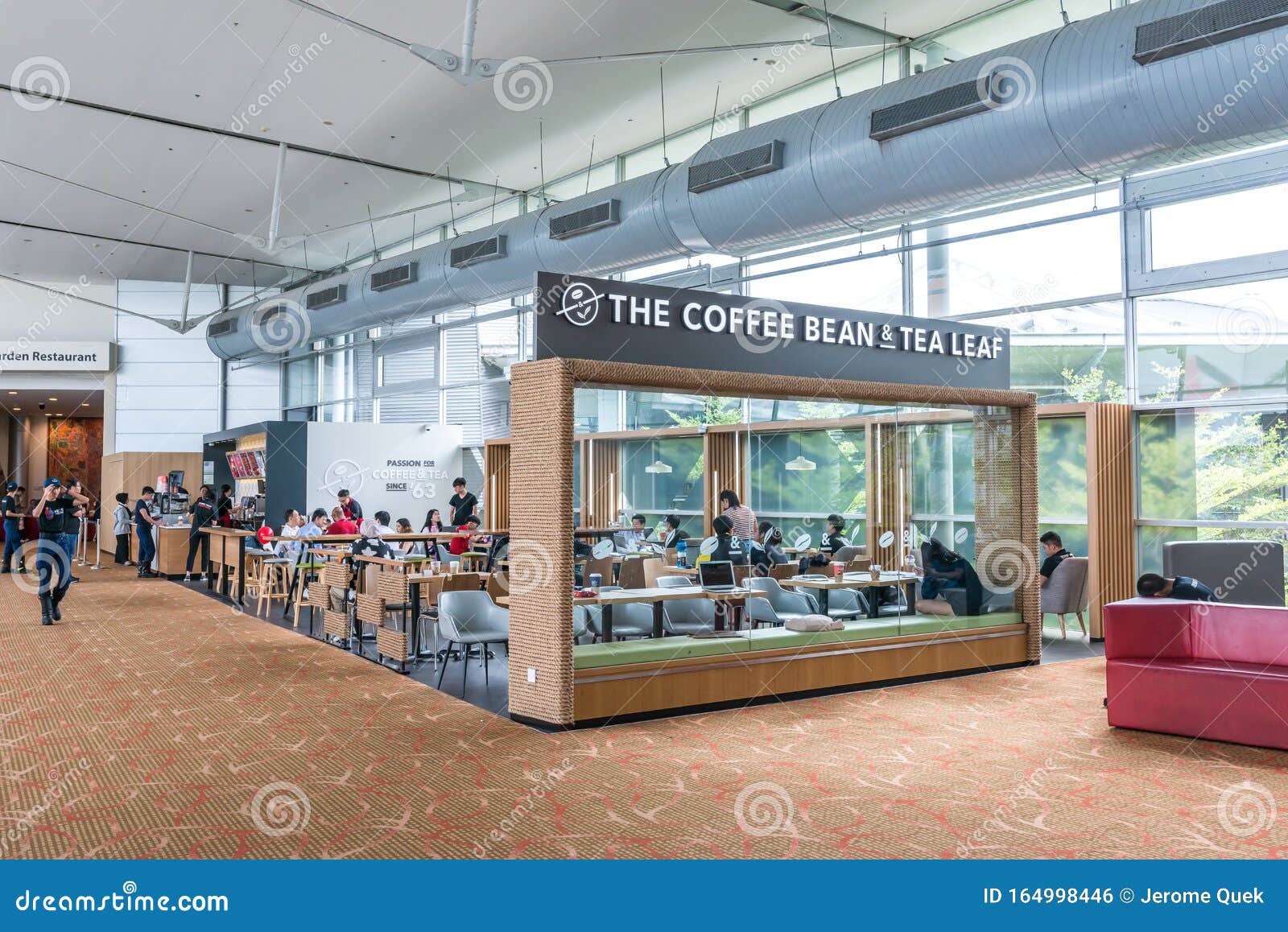 The Coffee Bean & Tea Leaf CBTL Franchise Cafe Store in Singapore Expo