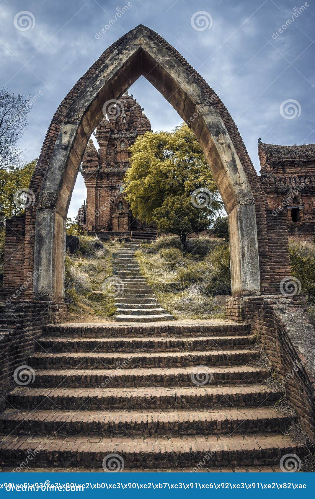asia. vietnam. dalat. po klong garay temple is a religious complex of cham