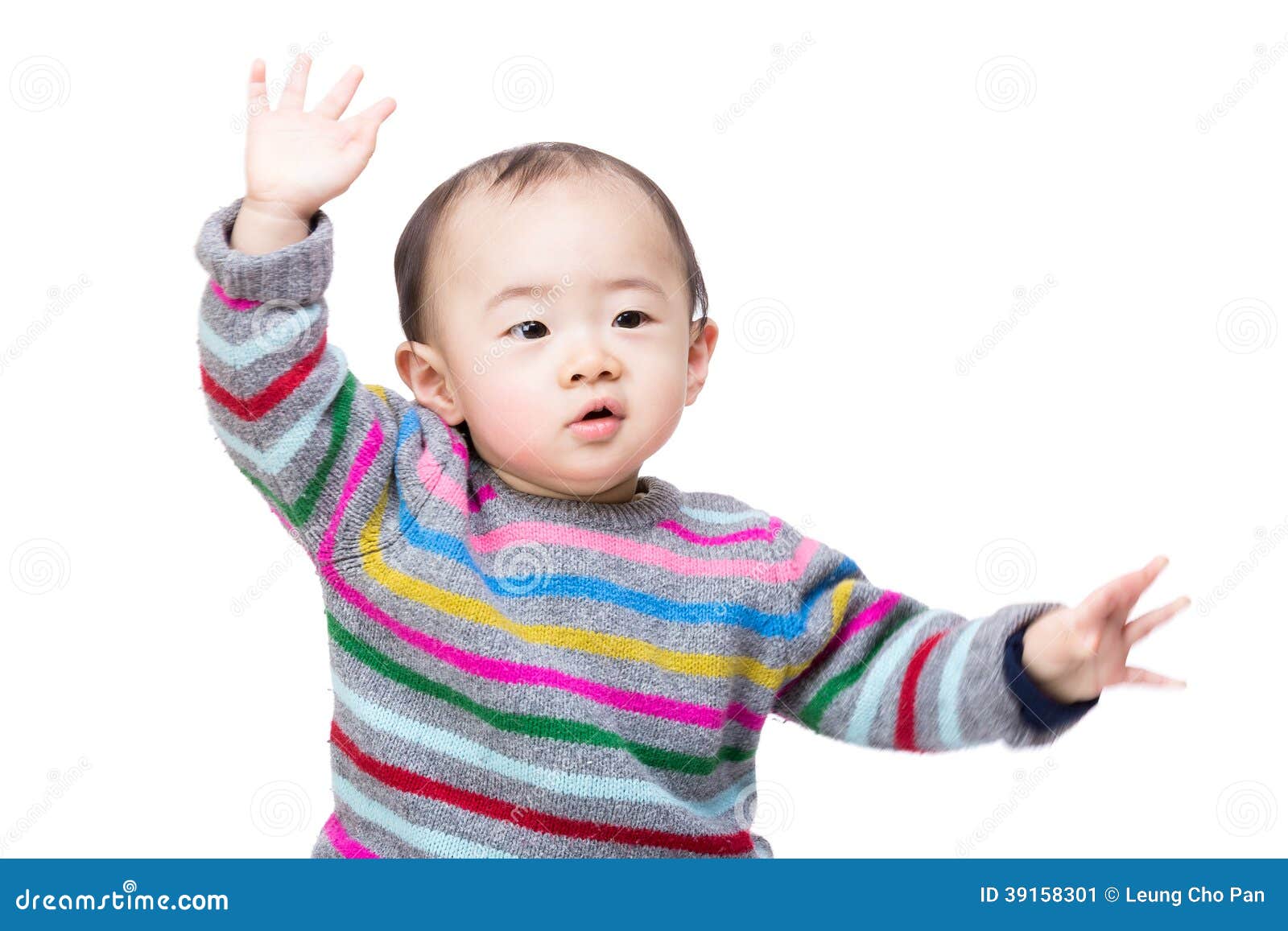 Asian baby boy dance stock image. Image of raise, infant 39158301