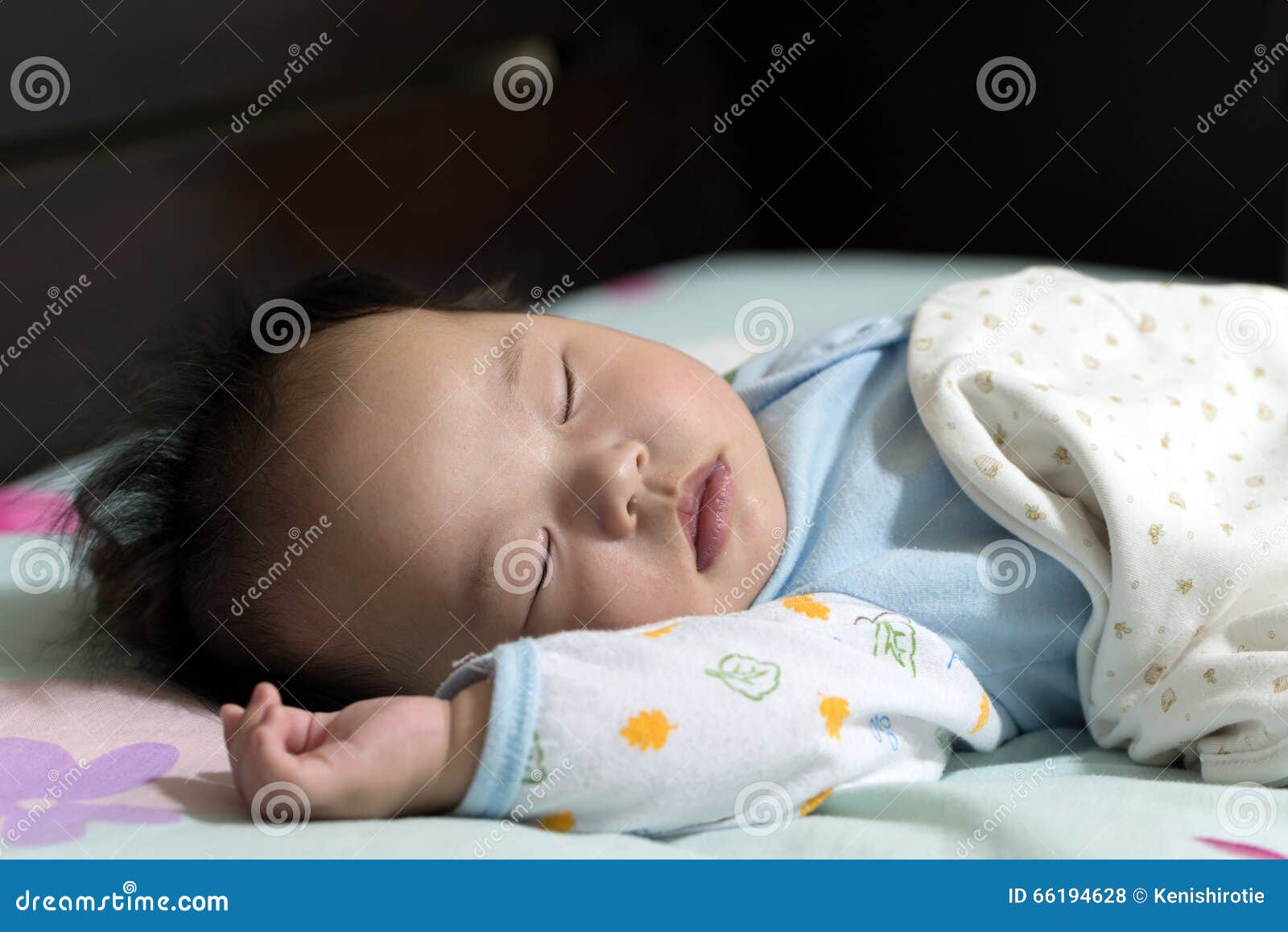 Asian baby sleeping stock photo. Image of asleep, life 66194628