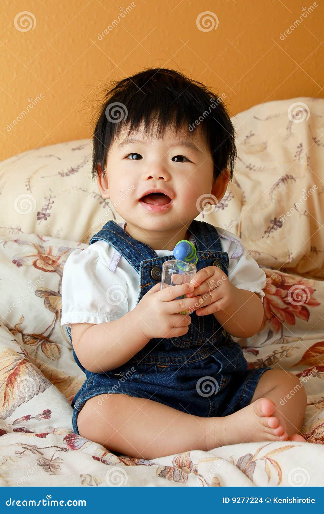 Asian Baby with Toy stock photo. Image of little, asian 9277224