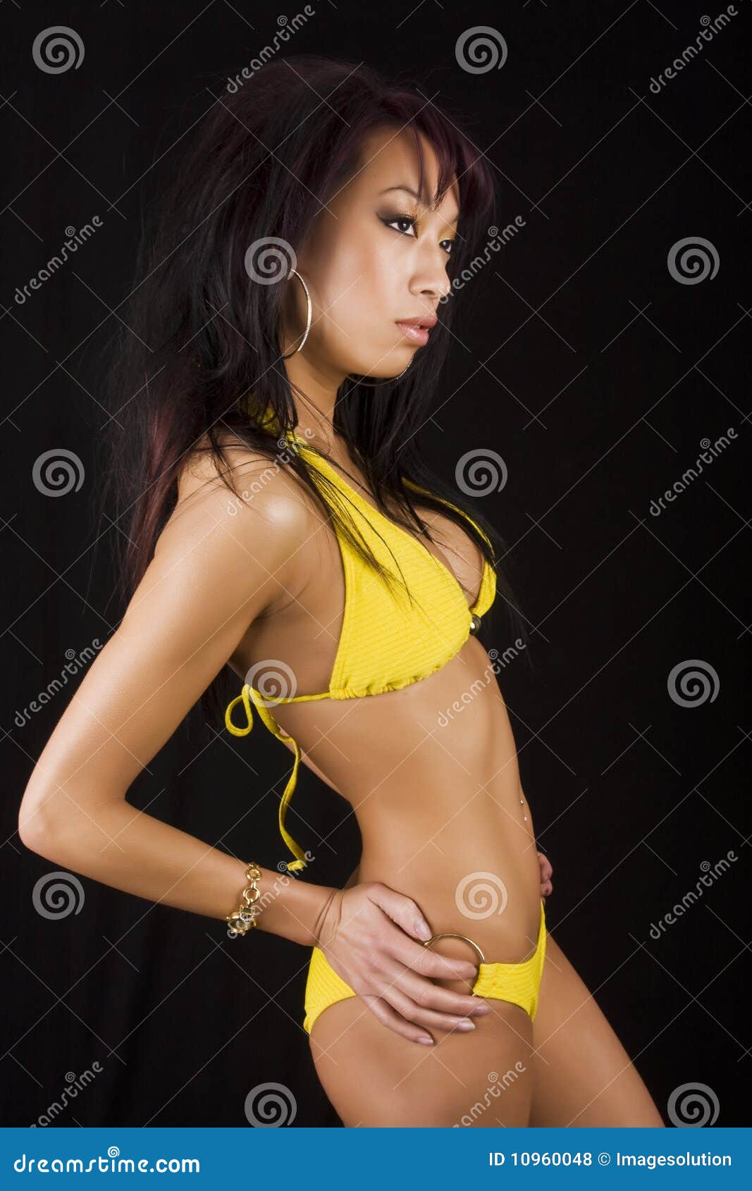 Asian Beauty in bikini stock photo. Image of curvy, flirt - 10960048