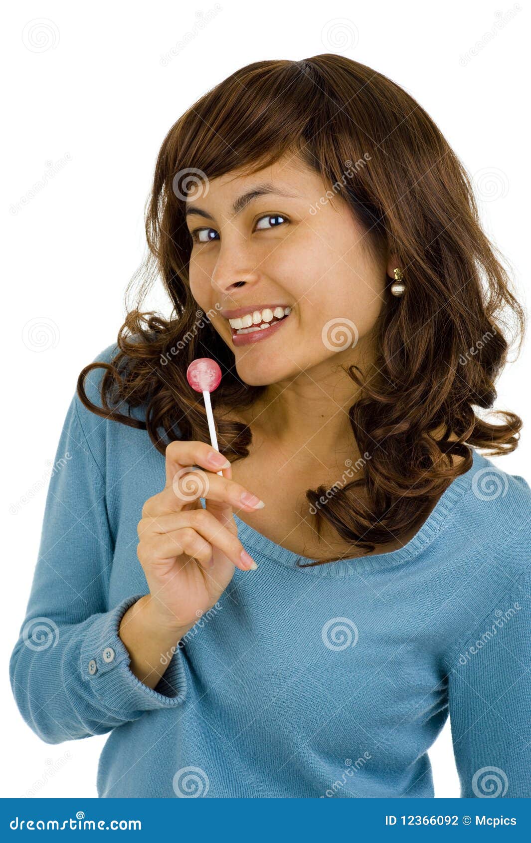 Asian beauty with lollipop stock photo. Image of stick 12366092