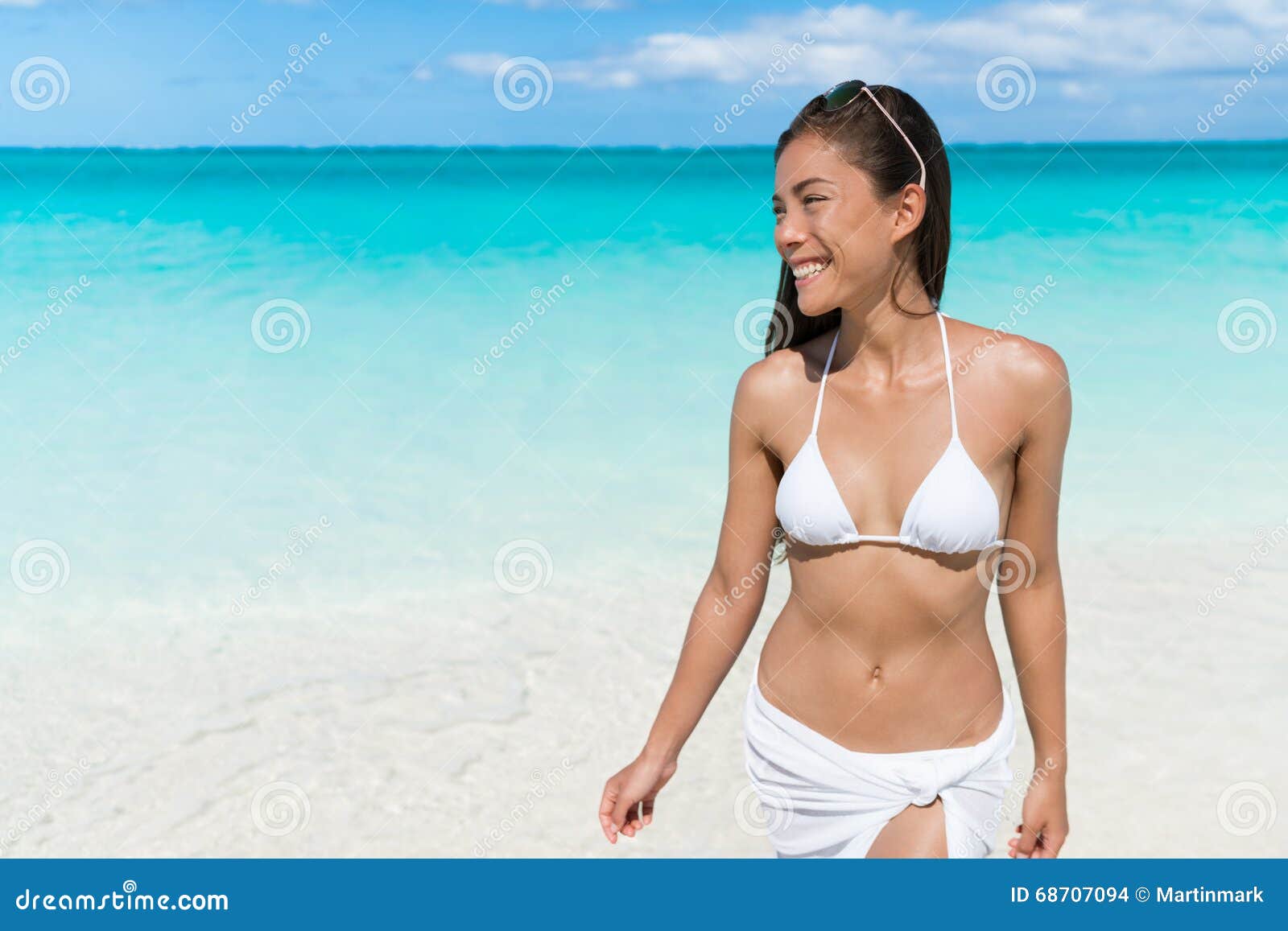 Asian Woman Swimwear Stock Photos, Images & Pictures