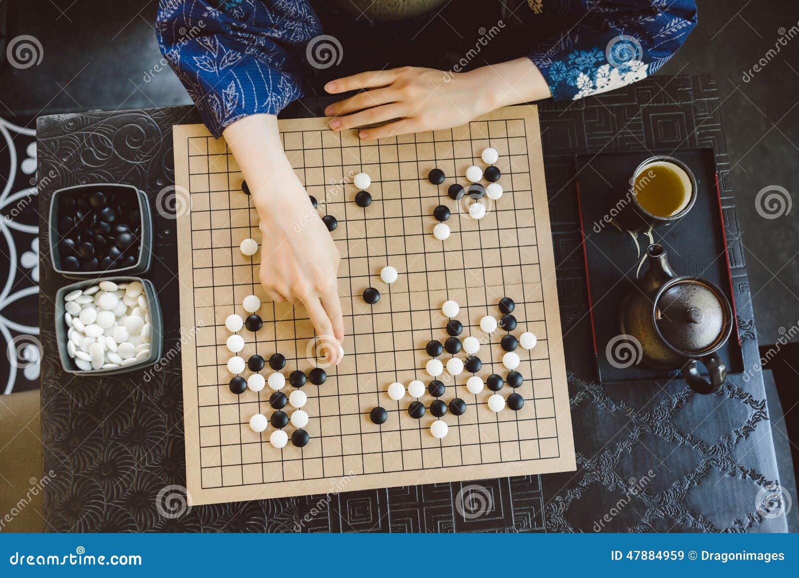 Asian Board Game Stock Photo Image 47884959