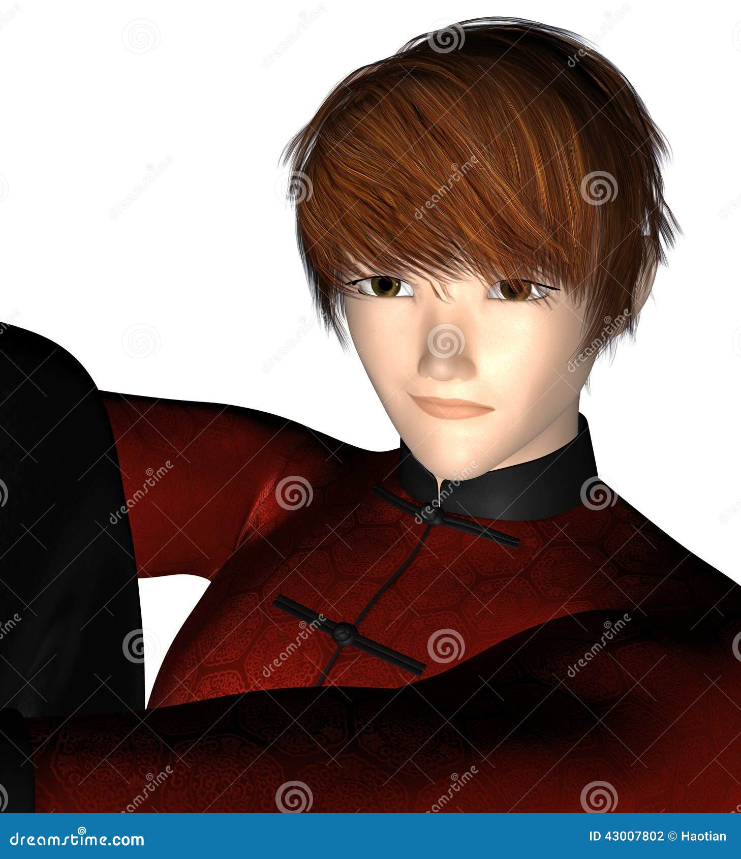 Asian boy in Anime style stock illustration. Illustration of pensive - 43007802 Asian boy in Anime style stock illustration. Illustration of pensive - 43007802