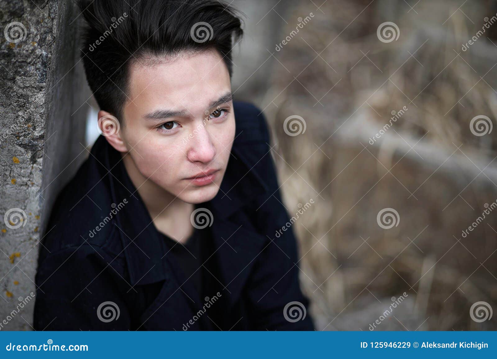 Asian Boy Teenager in Nature Stock Image - Image of american, happy ...