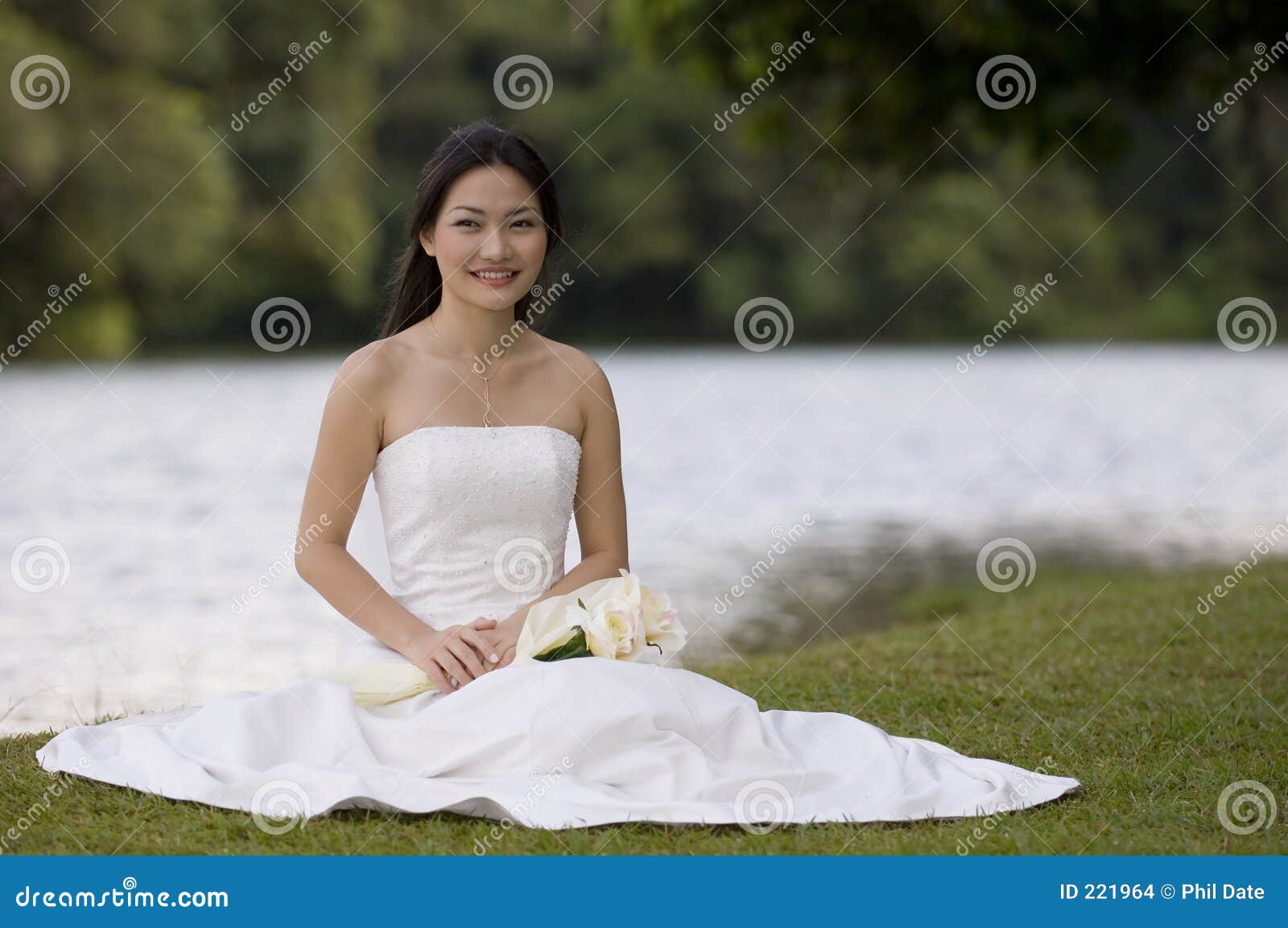 Asian Bride Sits On 46