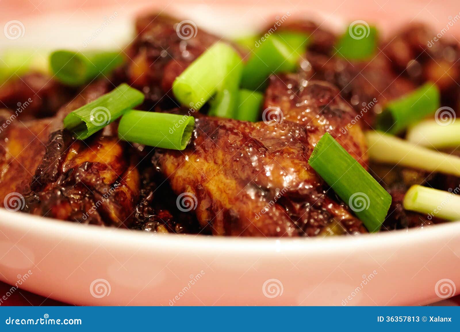 Asian Caramel Chicken Wings Stock Image Image of cook, chicken 36357813