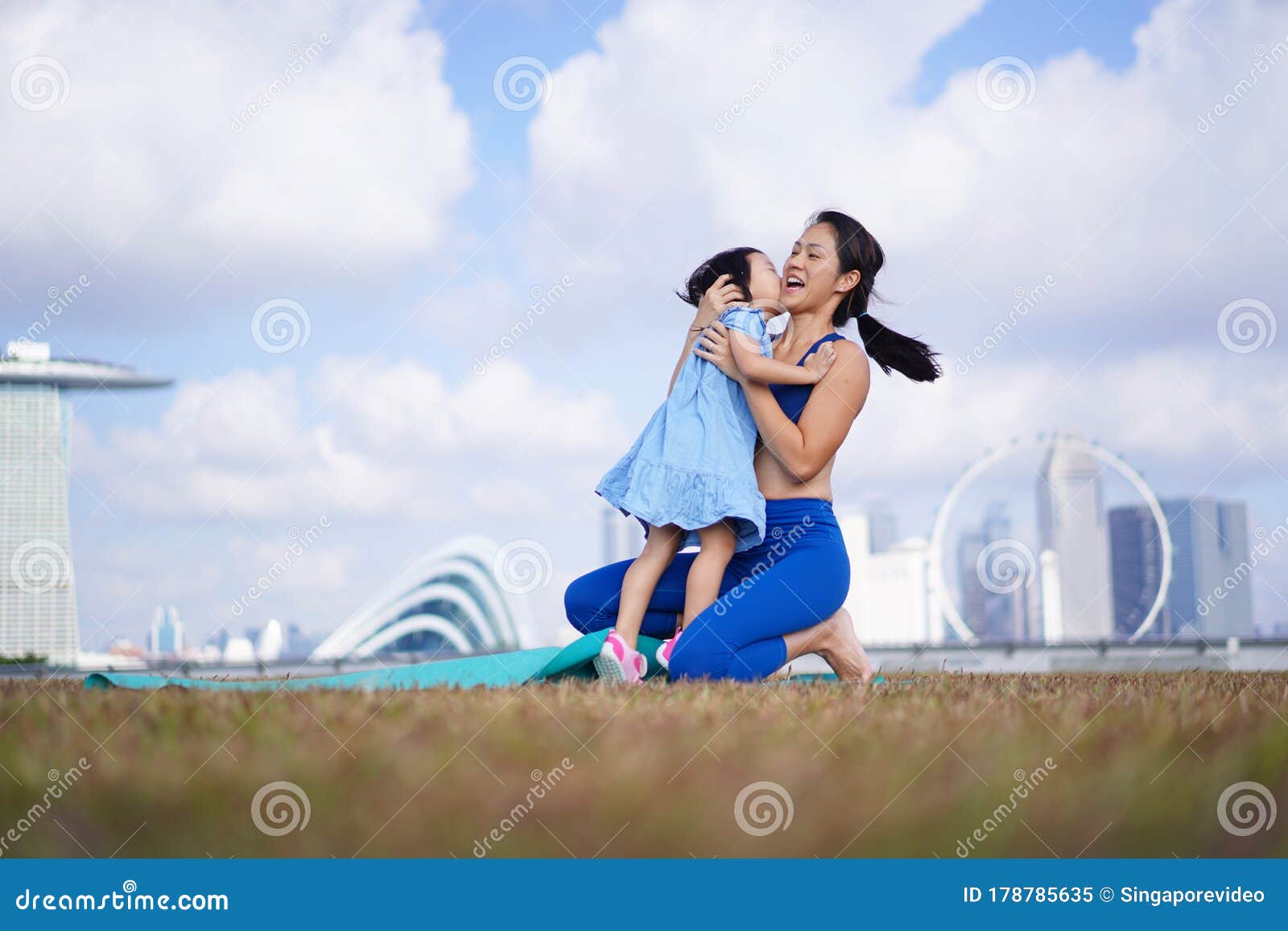 Daughter Trying On Mothers Bra Stock Photo 620112656