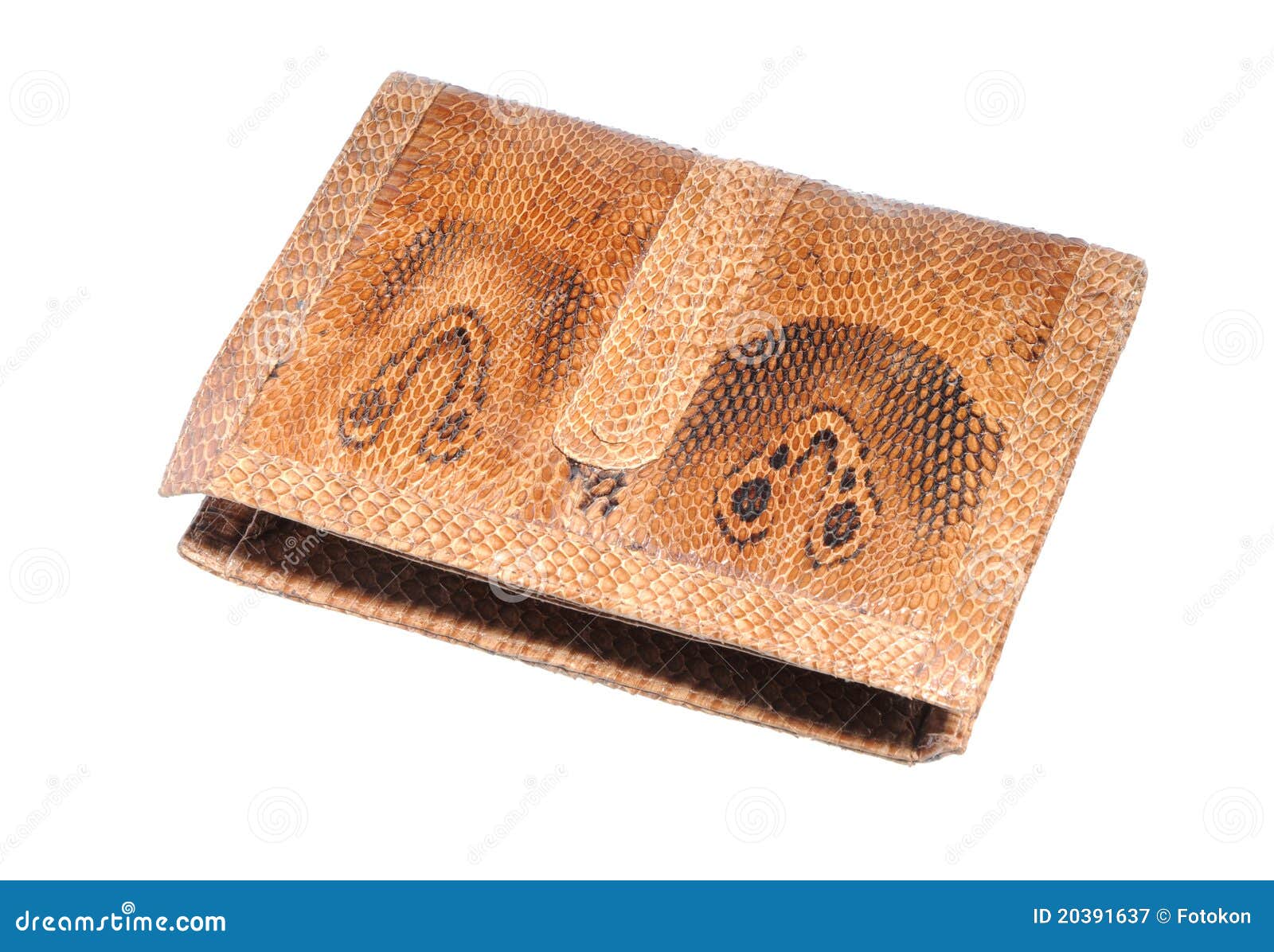 Asian cobra leather wallet stock image. Image of spiece - 20391637