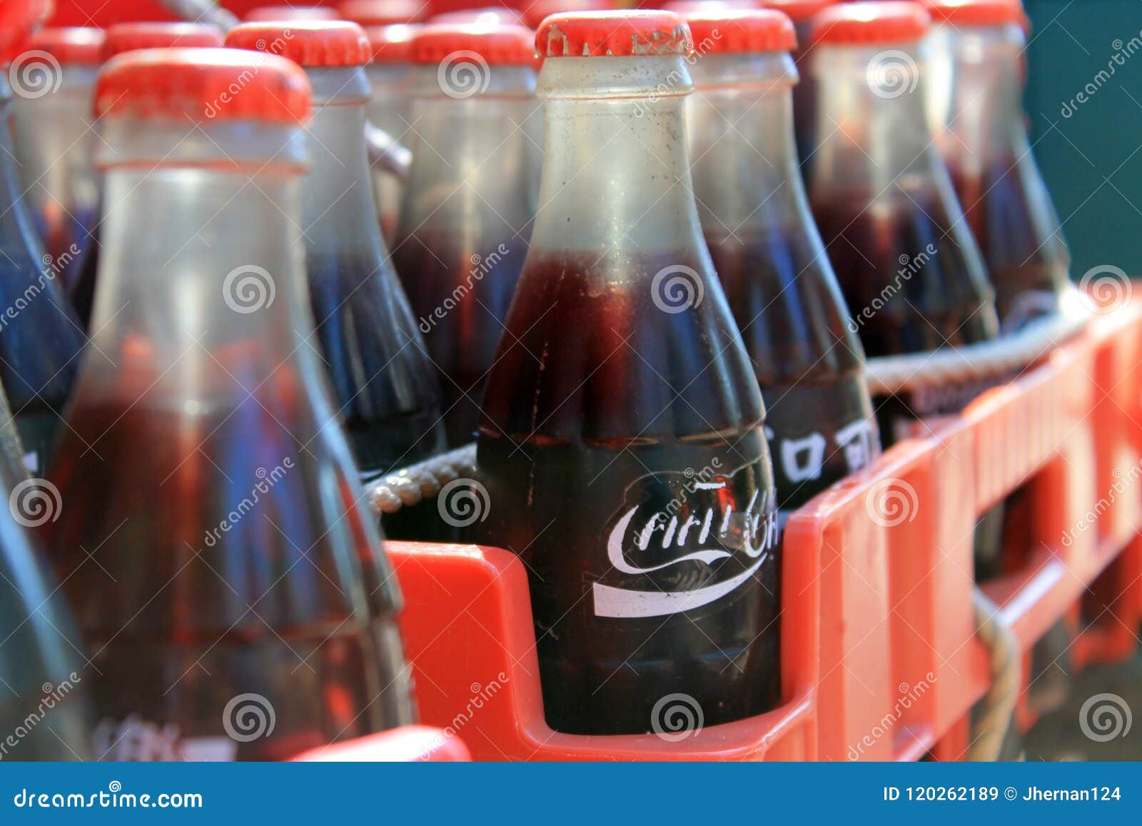 Foreign Coca-Cola Bottles in Crate Editorial Stock Image - Image of brand,  exciting: 120262189