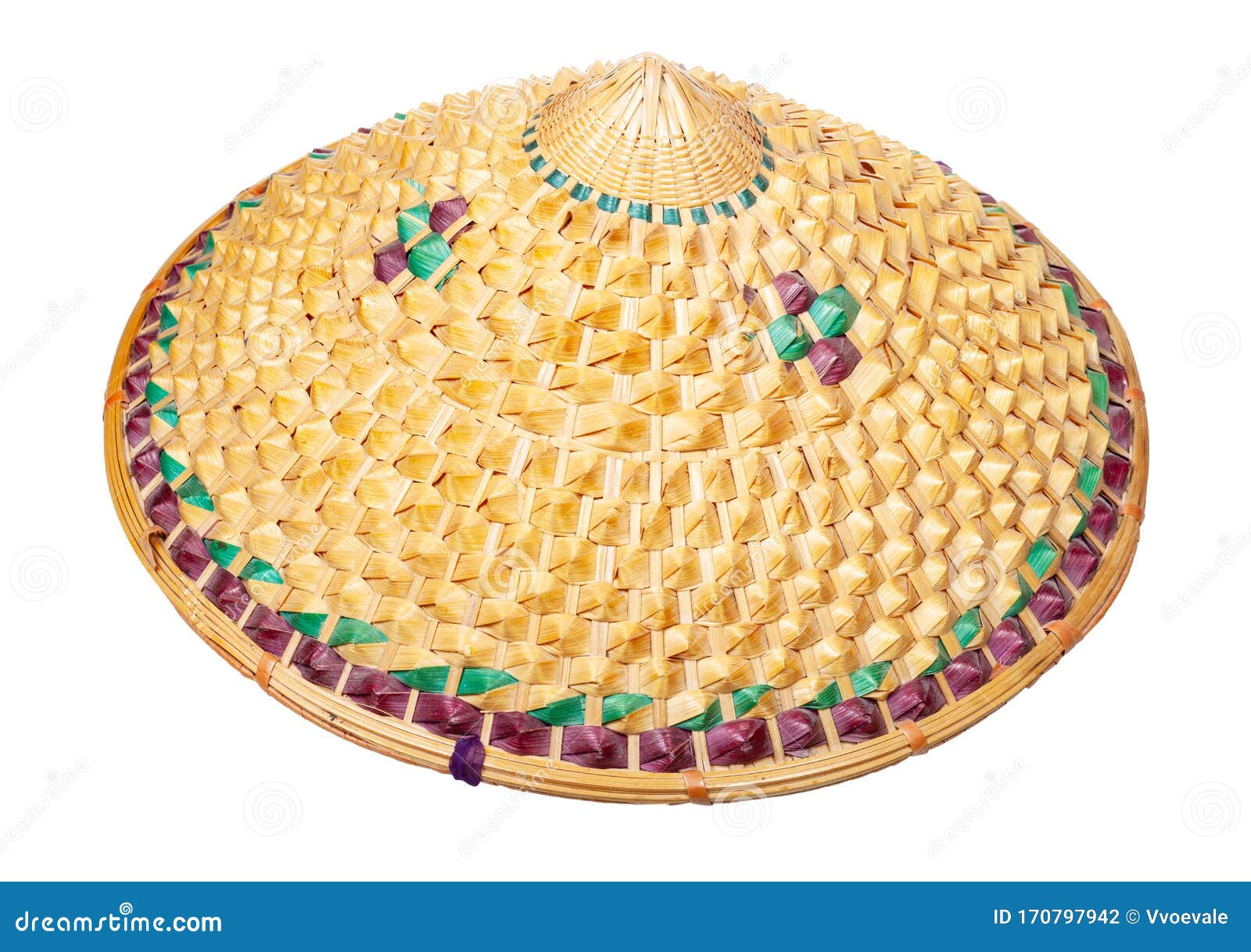 Asian Conical Straw Hat Isolated on White Stock Photo Image of asian, oriental 170797942