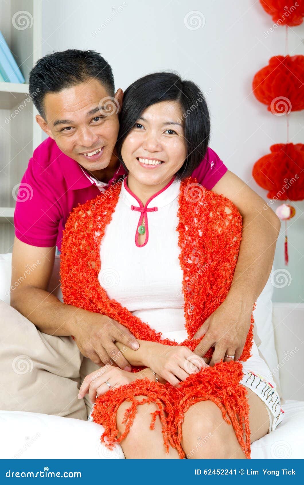 Asian Couple Stock Image Image Of Portrait Female Beautiful 62452241