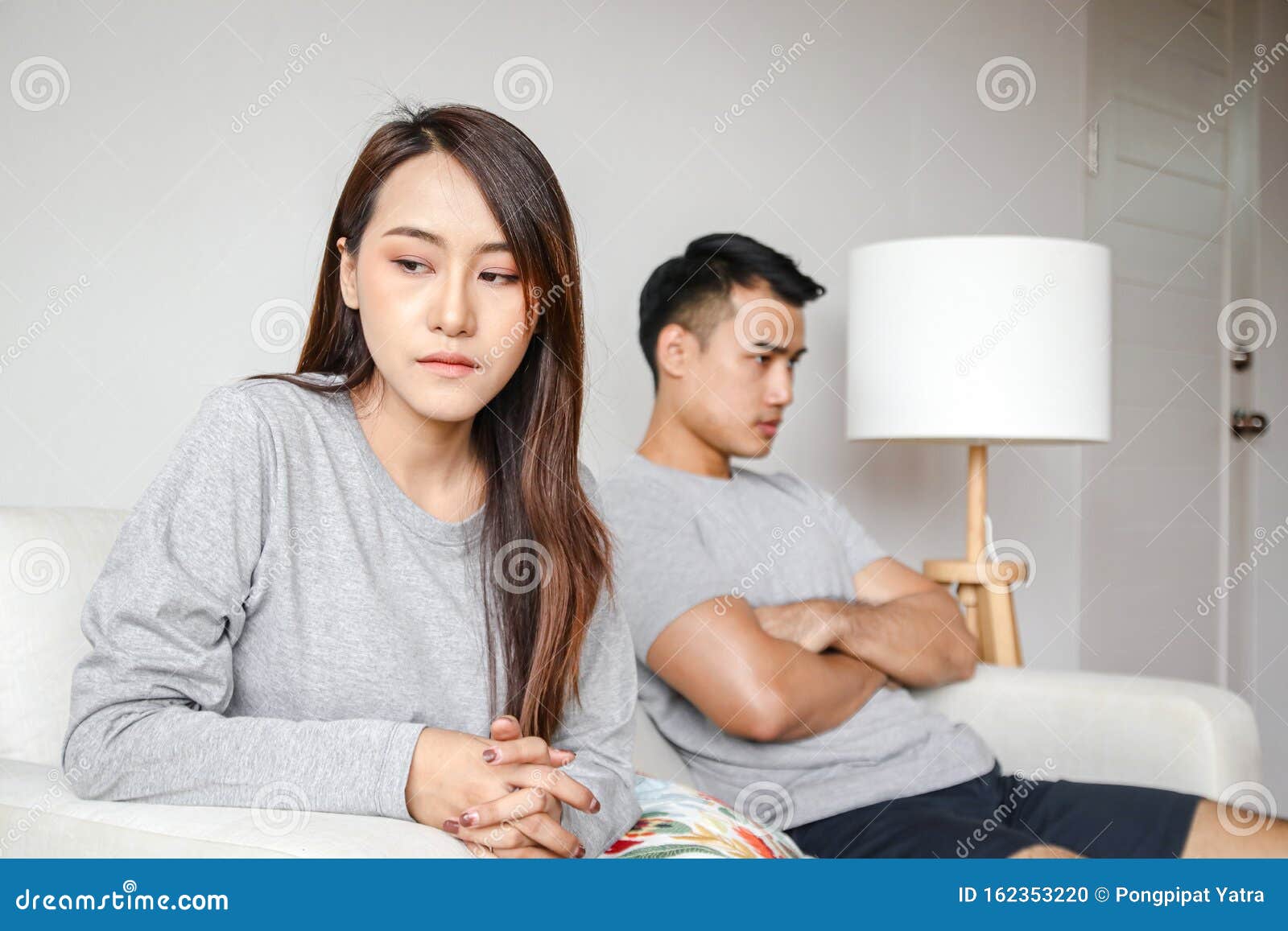 Asian girl and her husband