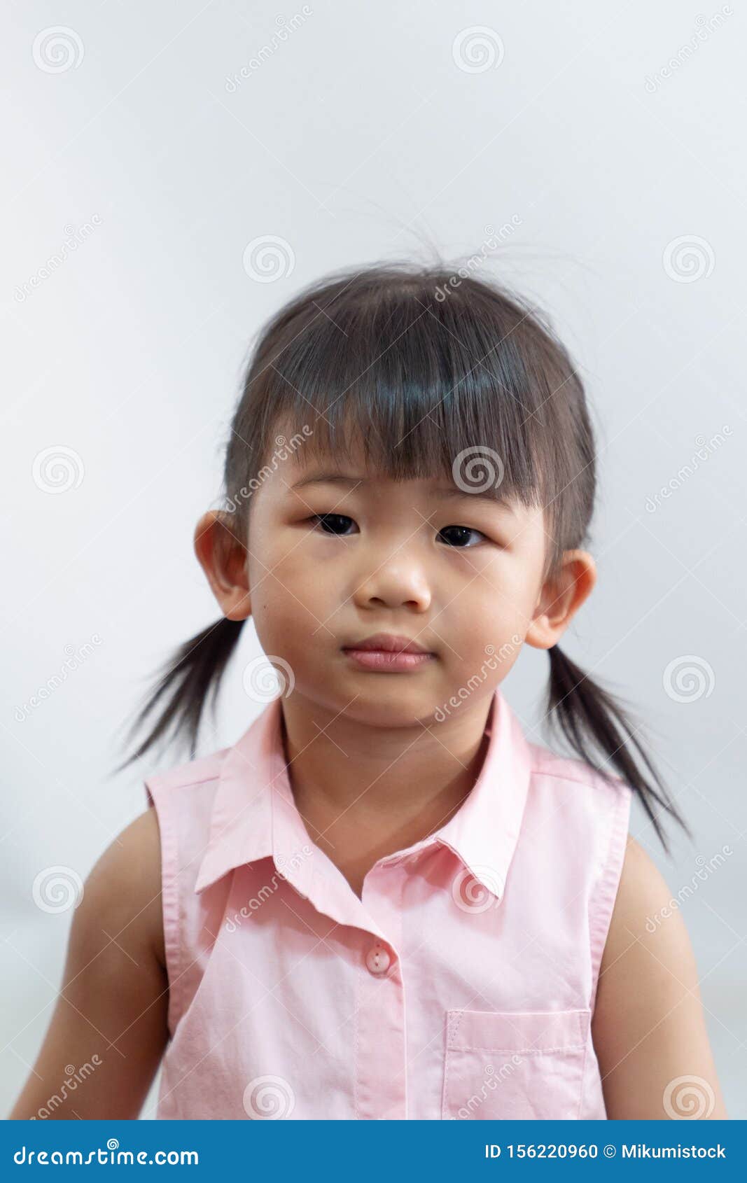 Asian Cute Kids Girl Looking at Camera Stock Photo - Image of baby ...