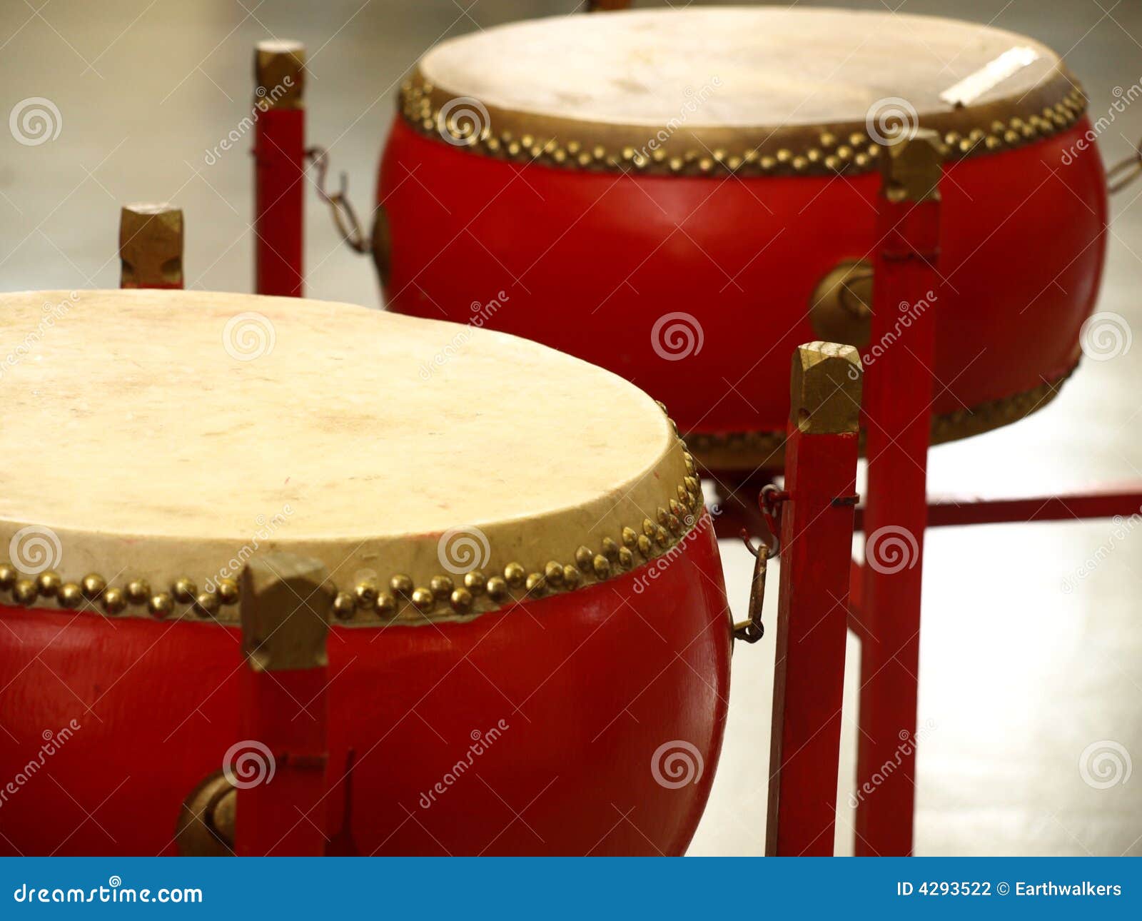 Asian drums stock photo. Image of chinese, instruments 4293522