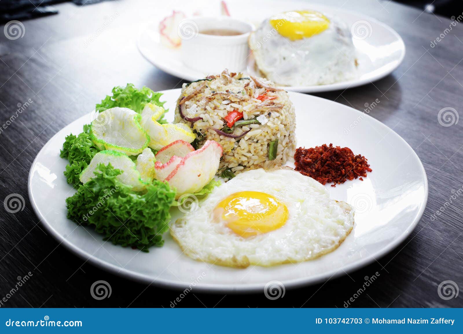 Asian Food Presentation Stock Image Image Of Fried 103742703