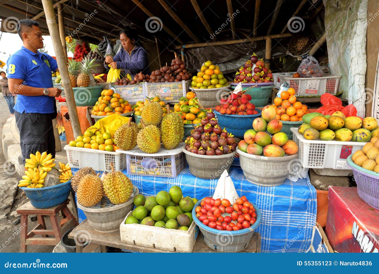 asian fruit market editorial stock photo. image of fruit - 55355123