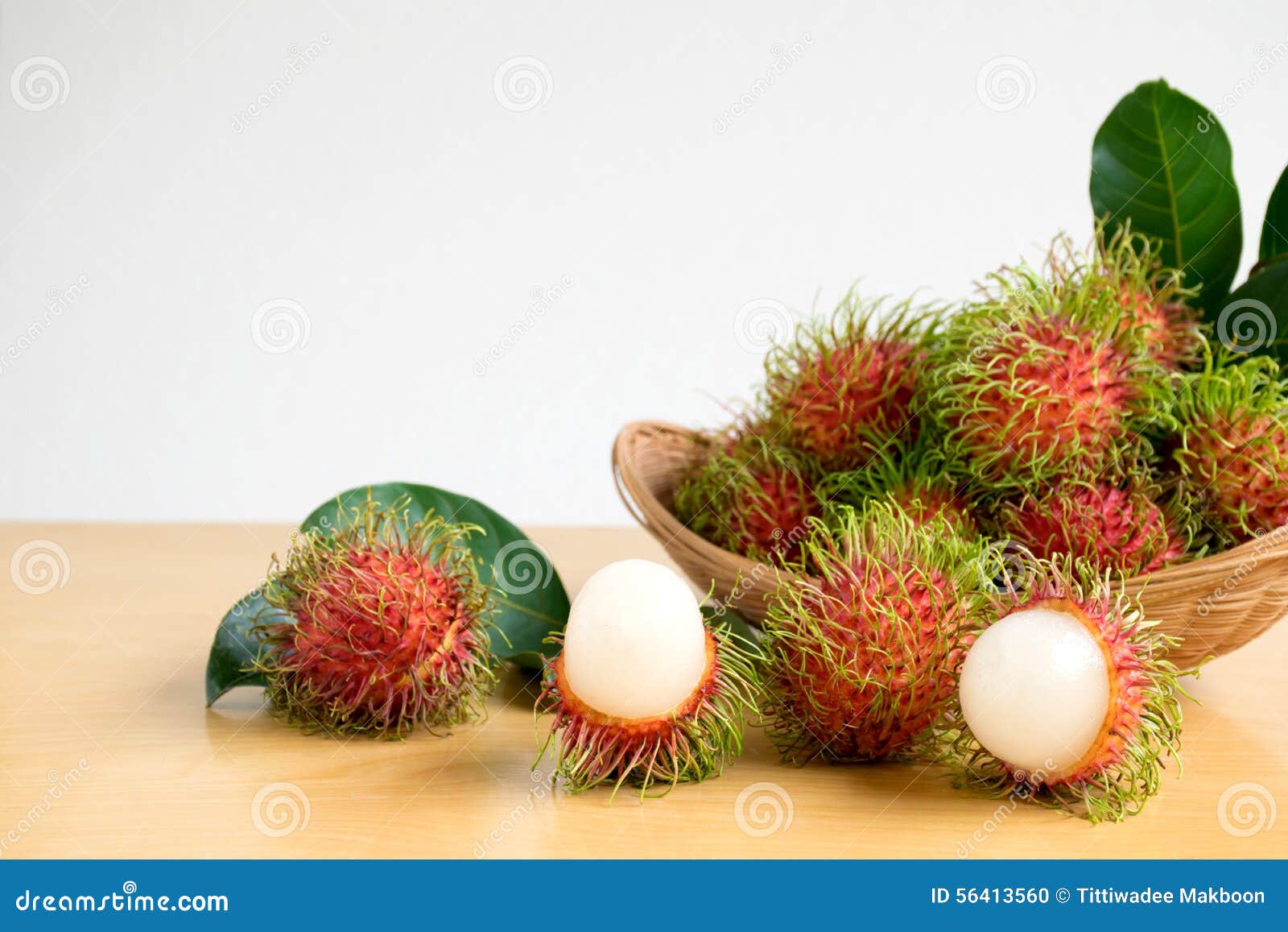 Asian fruit rambutan stock photo. Image of green, asian 56413560