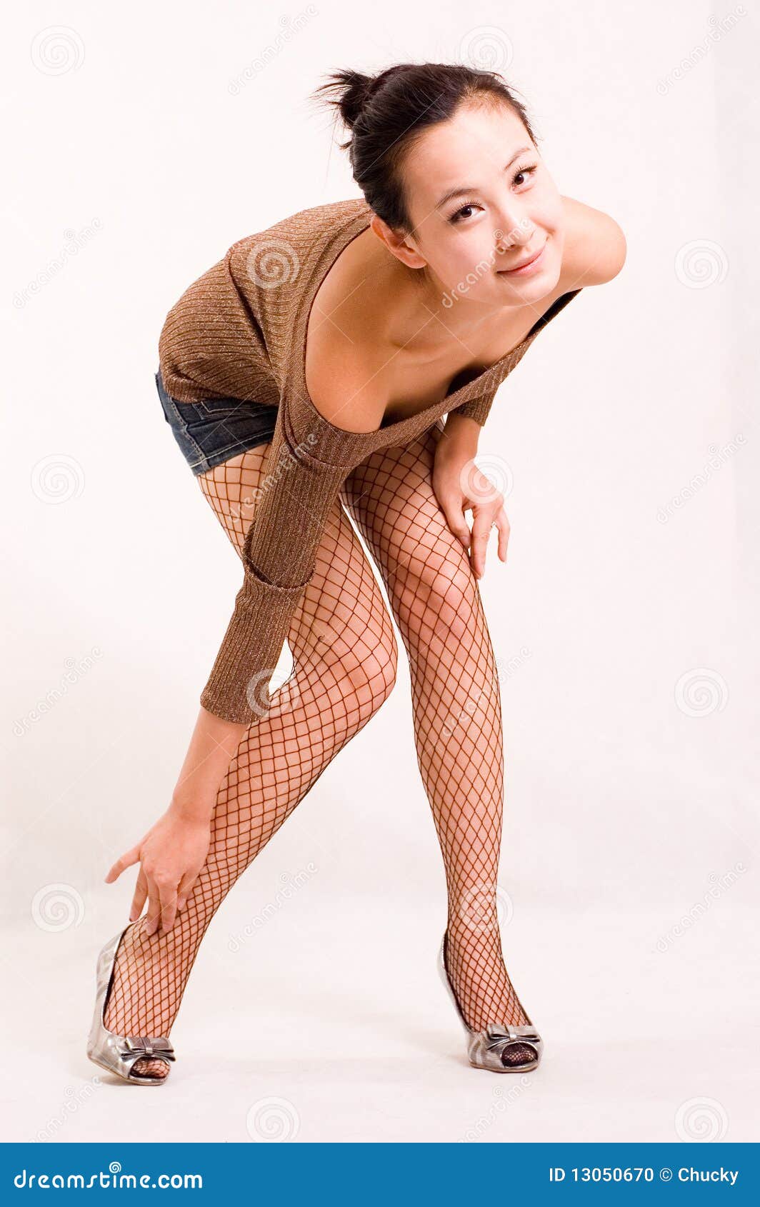 Asian Girls Stockings Models