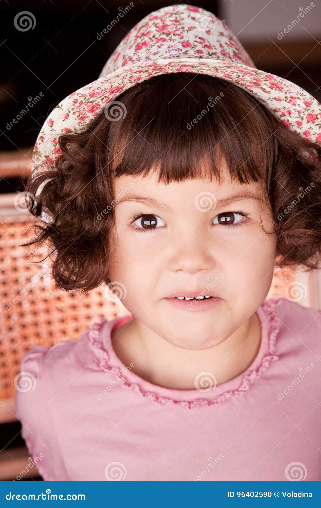 Asian Girl With Curly Short Hair Stock Photo Image Of
