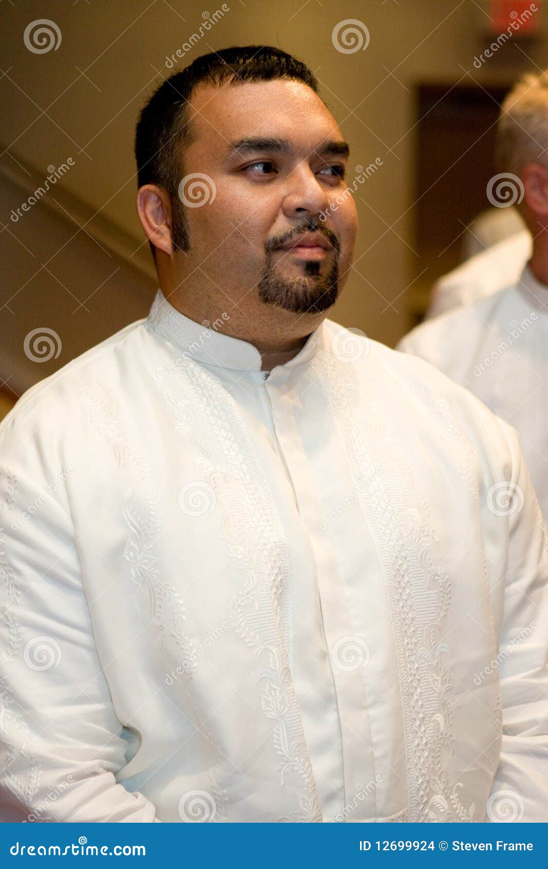 Asian Groom at Altar stock photo. Image of beard, wedding 12699924