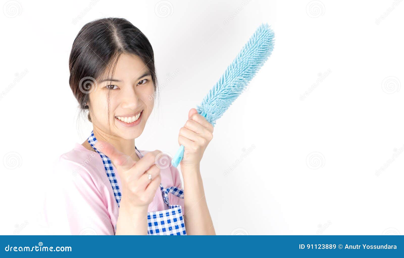 Asian House Maid Cleaner is Ready for Work Stock Image Image of service, japanese 91123889