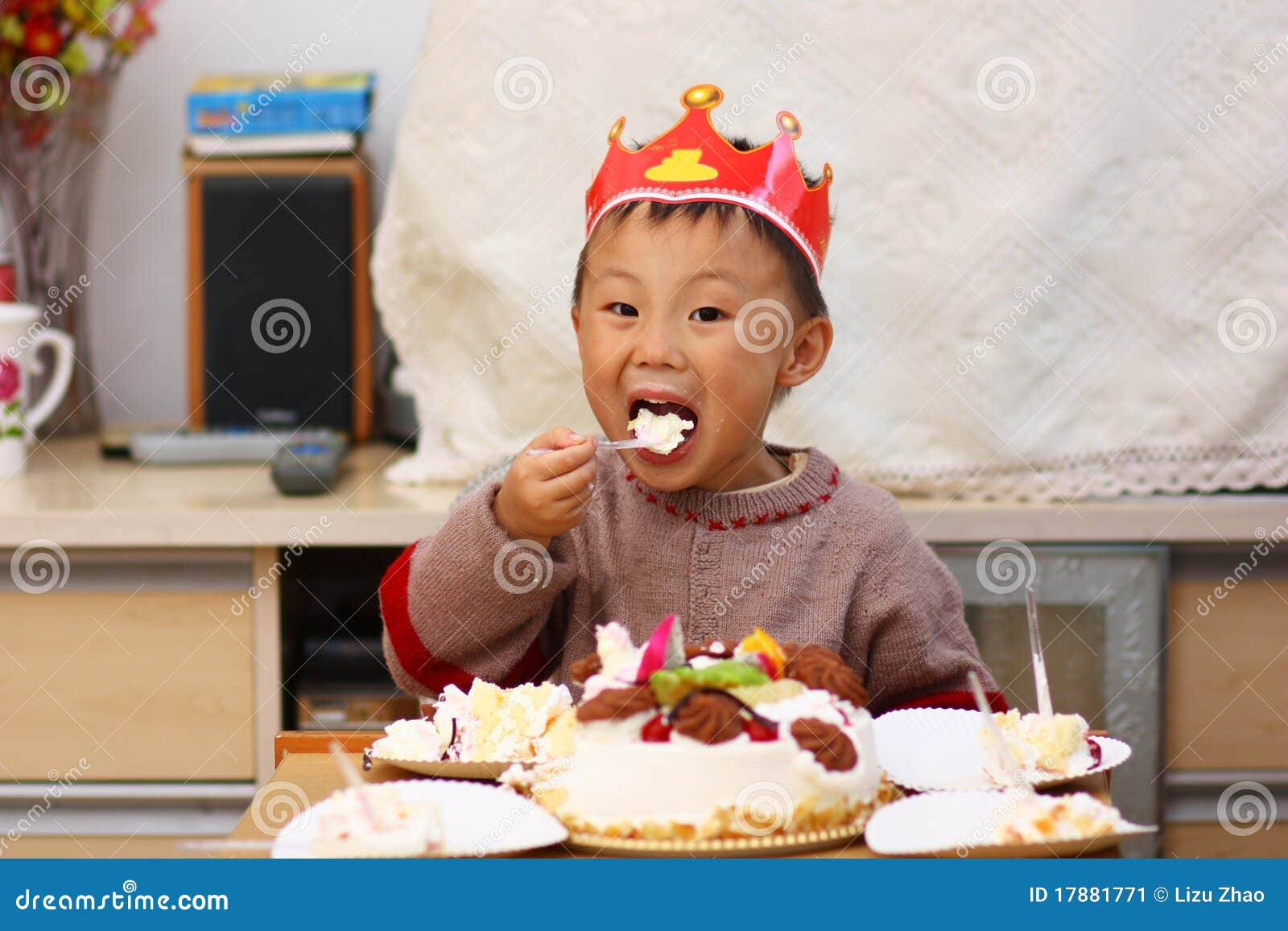 Asian kid at birthday stock image. Image of looking, driver - 17881771