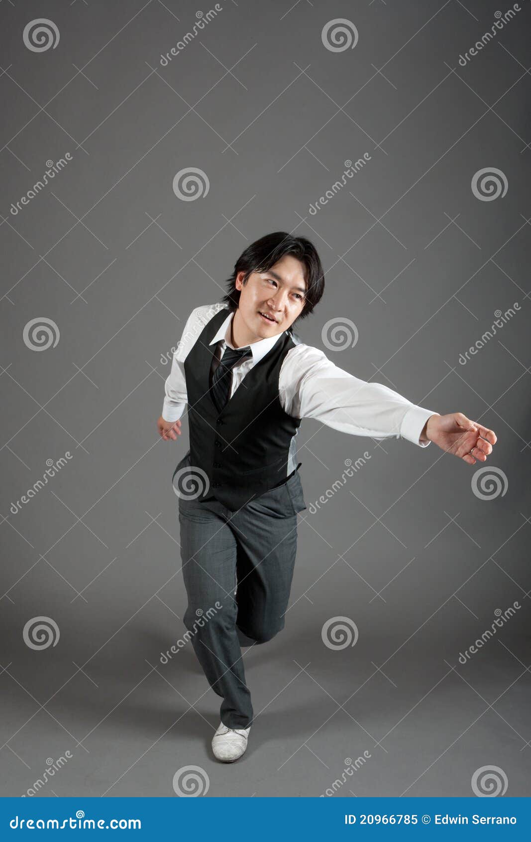 Asian Male Jazz Dancer stock image. Image of aerobics 20966785