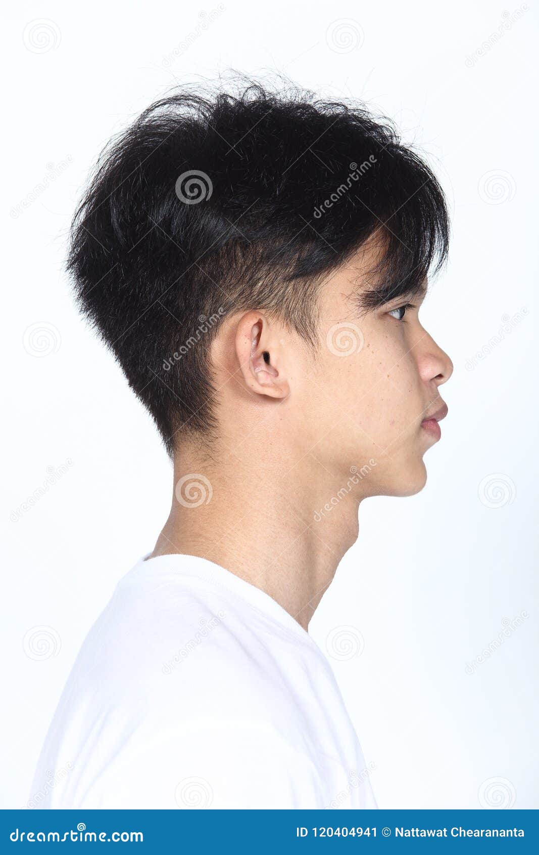 Asian Man before Applying Make Up Hair Style. No Retouch, Fresh Stock Image  - Image of love, hair: 120404941