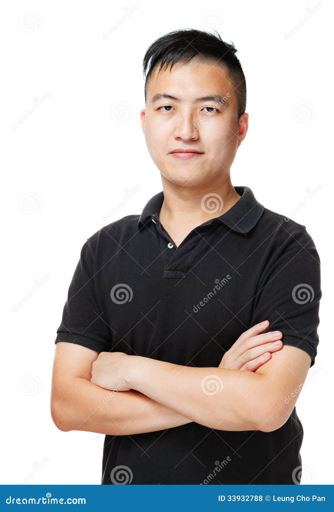 Asian man stock photo. Image of white, male, isolated 33932788