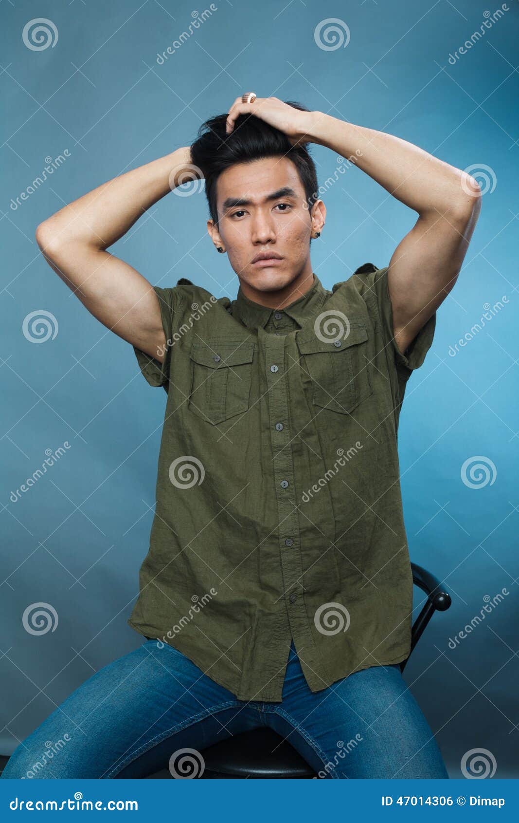 Asian man stock photo. Image of young, style, casual - 47014306