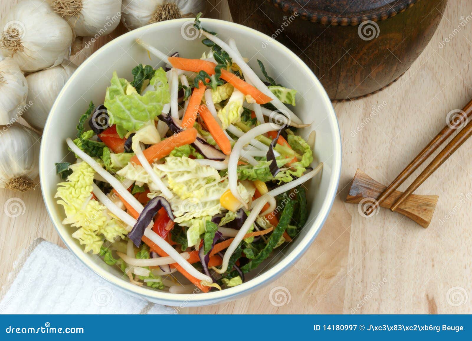 Asian Mixed Vegetable in a Bowl Stock Image Image of tasting
