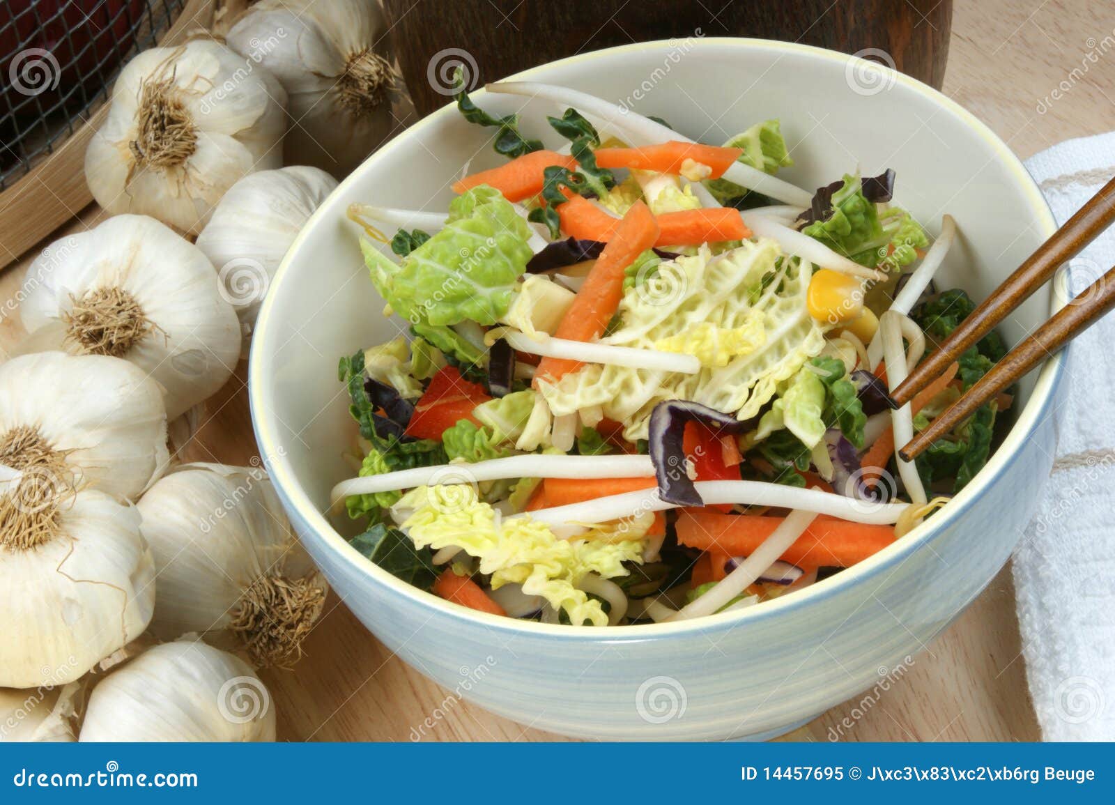 Asian Mixed Vegetable in a Bowl Stock Image Image of fresh, taste