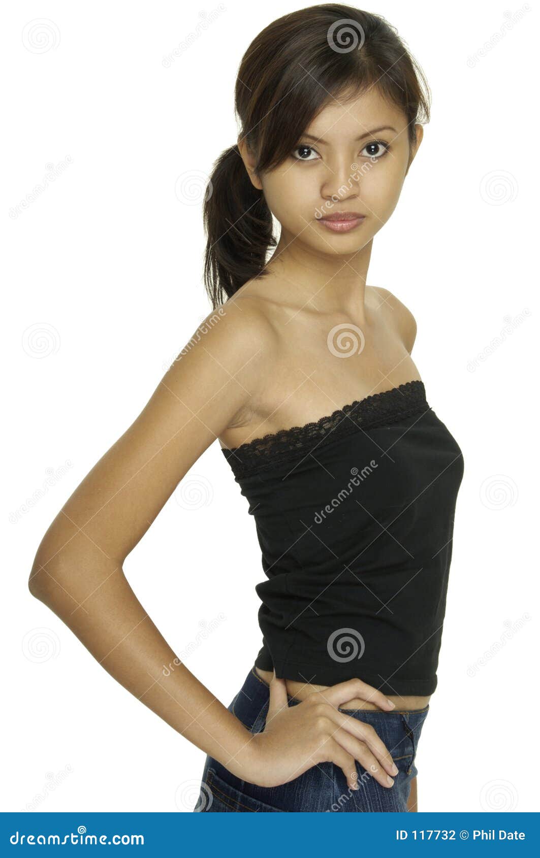 Asian Model 14 stock photo. Image of young, denim, teen - 117732