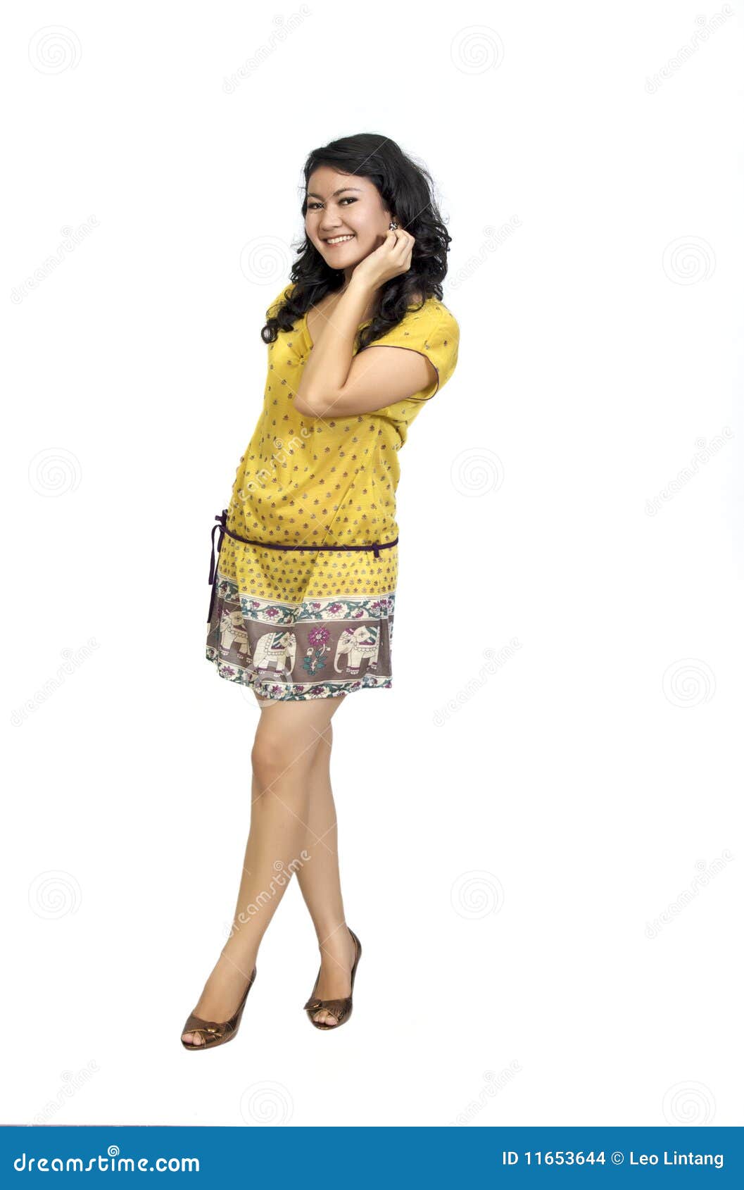 Asian Model Posing Full Body Stock Photo - Image of asian, lady: 11653644