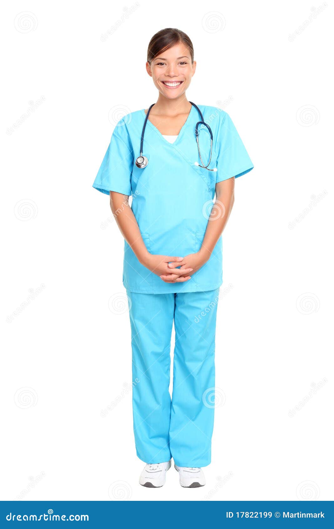 Asian Nurse Standing Royalty Free Stock Images Image 17822199
