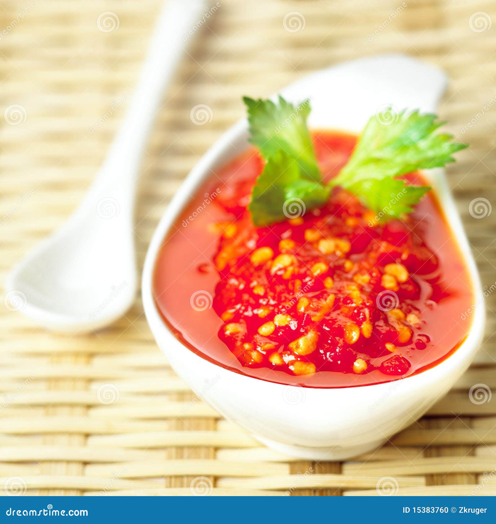 Asian red chili sauce stock photo. Image of macro, chilli 15383760