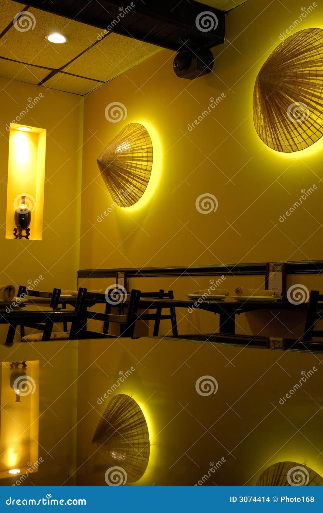 Asian Restaurant stock photo. Image of empty, knife, dish 3074414